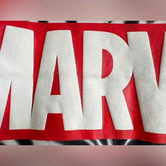 Marvel Tie-Dye Spirit Jersey for Adults Disney Avengers Size Small Black White - Picture 5 of 9